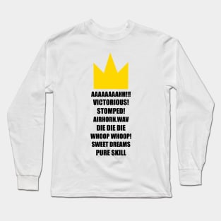 Stick Fight - Winner Screen Long Sleeve T-Shirt